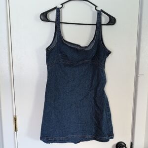 Forever 21 Blue Denim Mini Dress